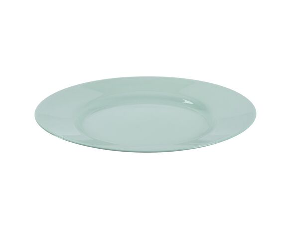 Тарілка десертна скляна LUMINARC PLUMI LIGHT TURQUOISE d=19 см картинка 2 в інтернет-магазині Аврора