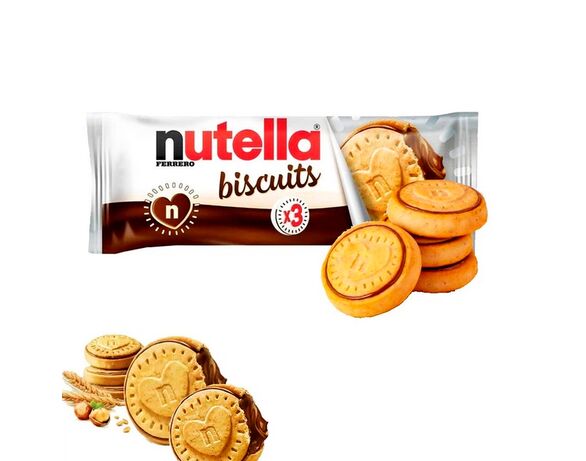 Печиво-сендвіч Nutella Biscuits з горіховою пастою, какао 41,4 г Аврора картинка 2 дешево