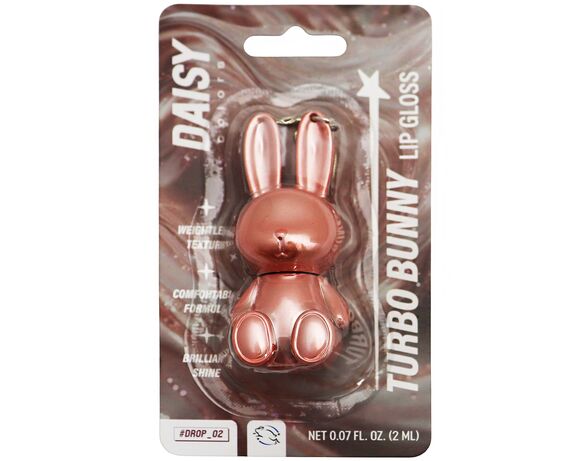 Блиск для губ DAISY COLORS Turbo Bunny №01 2 мл Аврора вартість