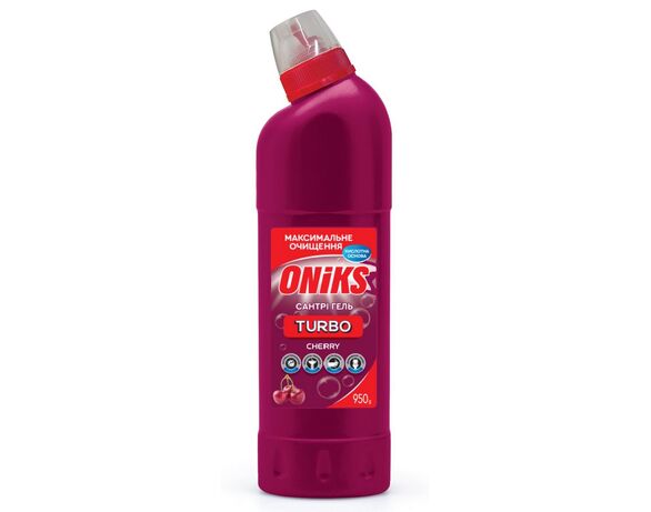 Гель для чищення універсальний ONIKS Turbo Сантрі Вишня 950 г Аврора недорого