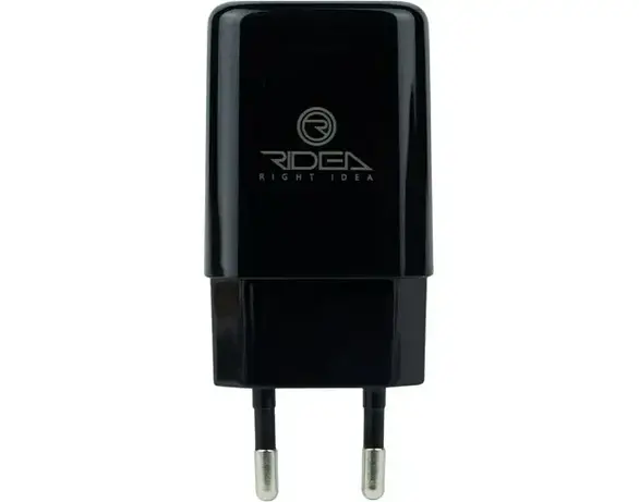 Пристрій зарядний мережевий Ridea RW-11111 MicroUSB 1 м чорний картинка 4 в інтернет-магазині Аврора