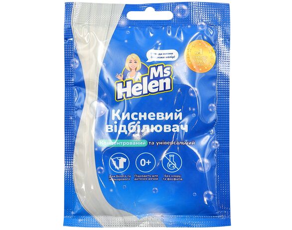 Відбілювач для тканин кисневий Ms Helen 70 г Аврора відгуки