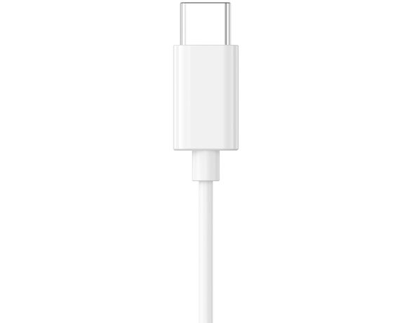 Навушники вакуумні дротові гарнітурні HAVIT E339C USB-C білі Аврора картинка 5 з доставкою