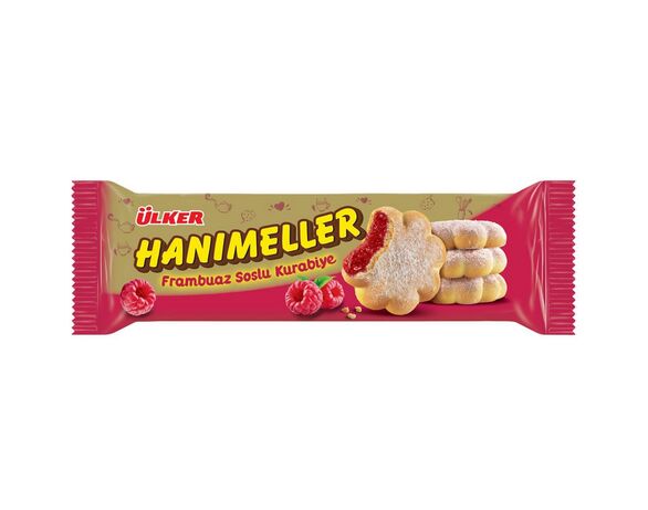 Печиво пісочне ULKER Hanimeller з малиновою начинкою 94,5 г Аврора каталог