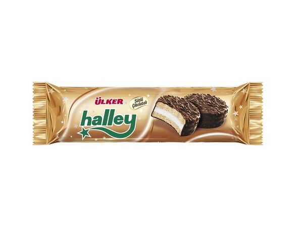 Печиво-сендвіч ULKER Halley з маршмелоу 66 г Аврора відгуки