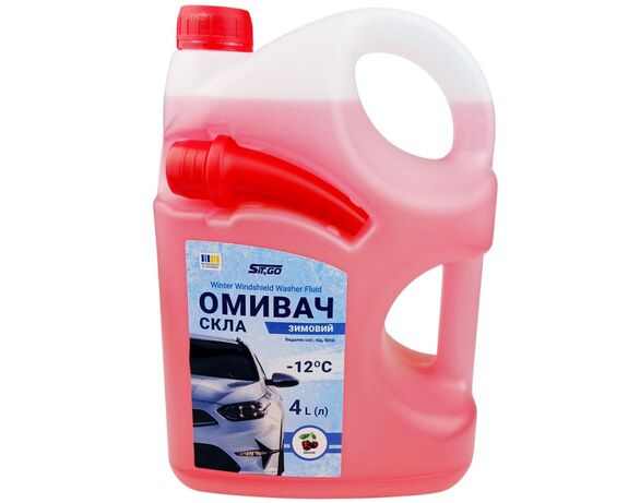 Омивач скла зимовий з лійкою Sit&GО Вишня (-12) 4 л Аврора відгуки