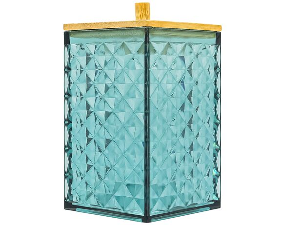 Органайзер для дрібниць пластиковий Bathroom Solutions прозоро зелений Аврора картинка 2 відгуки