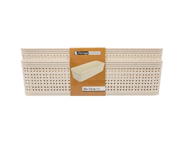 Набір кошиків для зберігання пластикових Storage Solutions 25,3х13,3 см 2 шт в Аврорі
