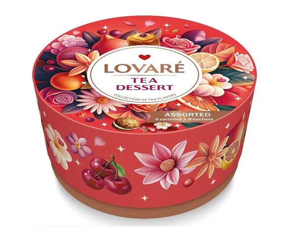 Чай чорний Lovare Dessert Асорті 2г х 32 шт/пач Аврора каталог