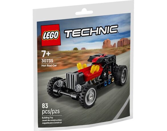 Конструктор дитячий LEGO Автомобіль Хот-род 83 деталі 30735 Аврора фото