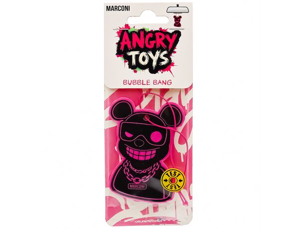 Ароматизатор повітря автомобільний Marconi Angry Toys Bubble Bang Аврора недорого
