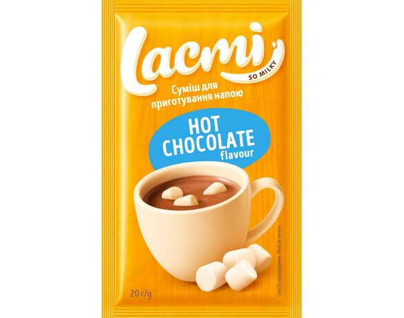 Суміш для приготування гарячого шоколаду ROSHEN Lacmi 20 г в інтернет-магазині Аврора
