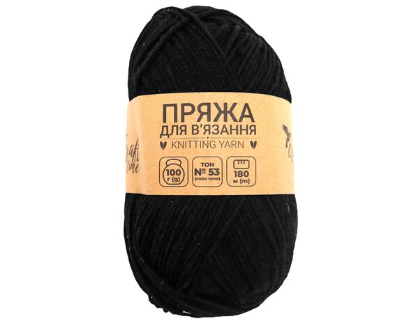 Пряжа для в'язання Craft time 100 г 180 м тон №53 Аврора каталог