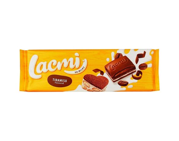 Шоколад молочний ROSHEN Lacmi з начинкою тірамісу, печива 270 г Аврора недорого
