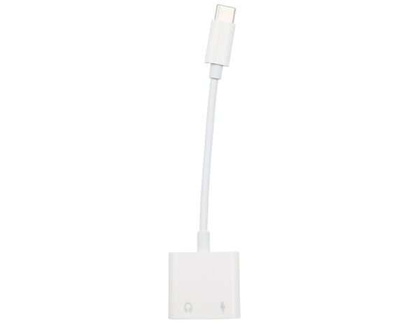 Перехідник для телефону Type-C-Jack3,5+Type-C Аврора картинка 2 каталог