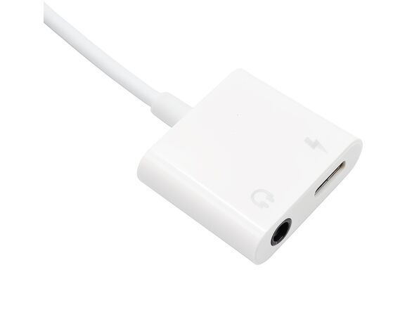 Перехідник для телефону Type-C-Jack3,5+Type-C Аврора картинка 3 купити
