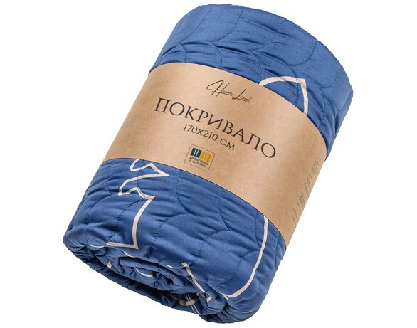 Покривало поліестер Home Line колір в асортименті 170х210 см в Аврорі