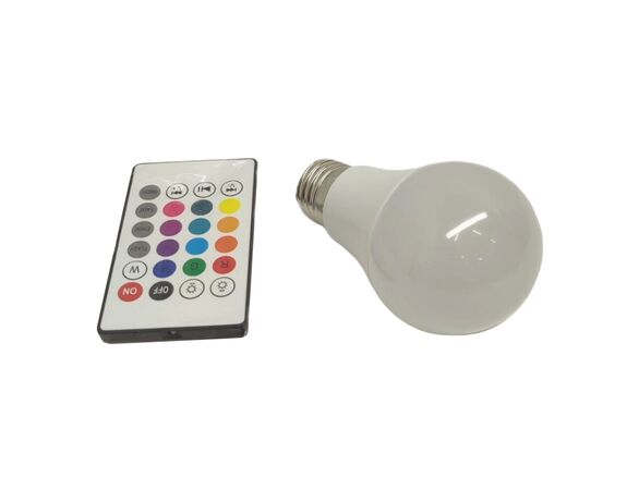Лампа LED з пультом E27 RGB Аврора відгуки