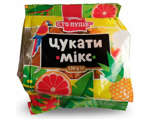 Цукати Сто Пудів мікс 150 г в Аврорі