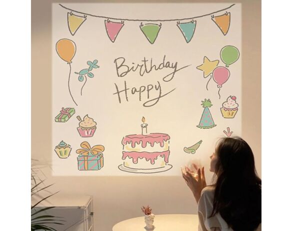Проектор іграшковий дитячий на батарейках Аврора картинка 9 фото