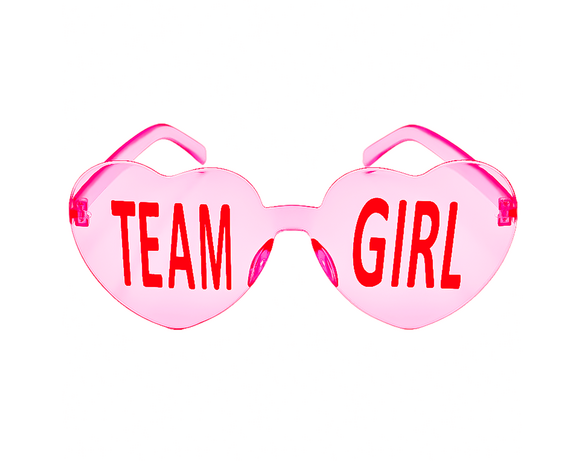 Окуляри тематичні для гендерної вечірки Team Girl в інтернет-магазині Аврора