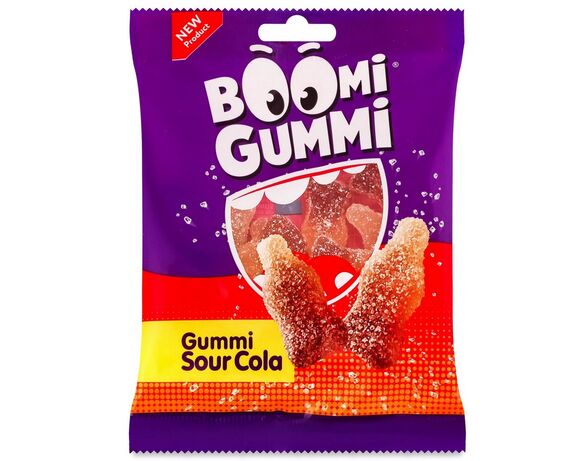 Цукерки желейні Boomi Gummi Sour Cola 70 г Аврора вартість
