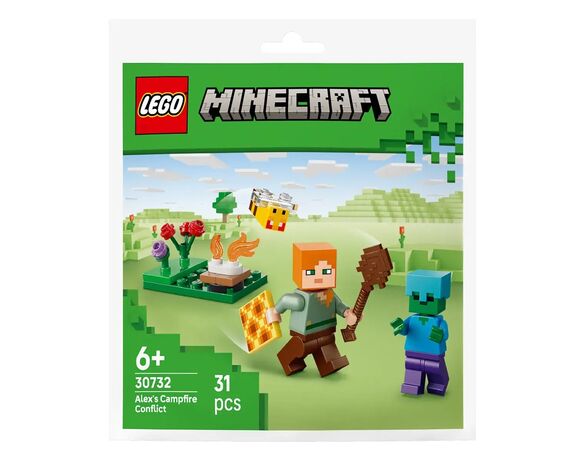 Конструктор дитячий LEGO Конфлікт біля багаття Алекса 31 деталь арт.30732 Аврора ціна