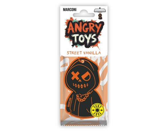 Ароматизатор повітря автомобільний Marconi Angry Toys Street Vanilla Аврора вартість