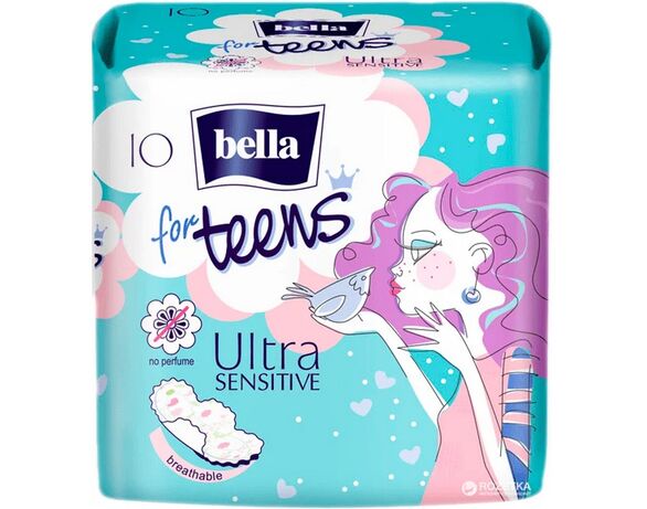 Прокладки гігієнічні Bella for teens 4 Ultra Sensitiv 10 шт Аврора дешево
