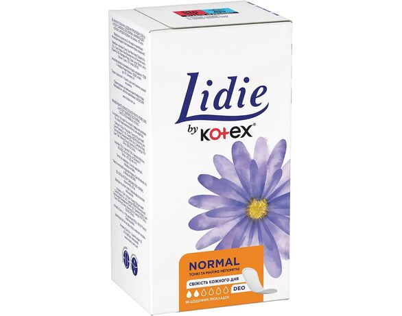 Прокладки щоденні Lidie by Kotex Нормал Deo 50 шт Аврора картинка 2 недорого