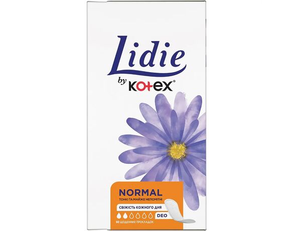 Прокладки щоденні Lidie by Kotex Нормал Deo 50 шт Аврора з доставкою
