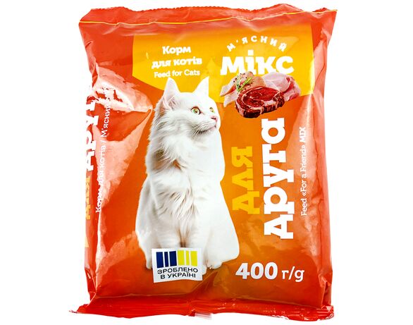 Корм для котів Для друга Мікс 400 г Аврора каталог