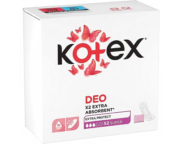 Прокладки щоденні Kotex Dео 52 шт Аврора з доставкою