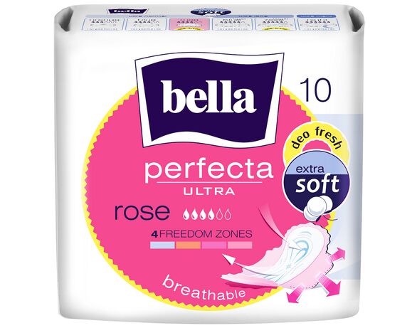 Прокладки гігієнічні Bella Perfecta Ultrа Soft Rose 10 шт/пач. Аврора фото