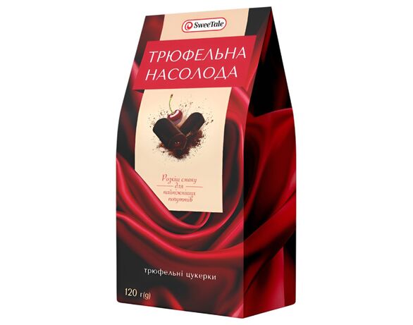 Набір цукерок глазурованих SweeTale Трюфельна насолода 120 г Аврора з доставкою