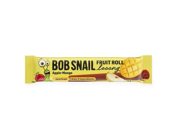 Цукерка натуральна фруктова BOB SNAIL Яблучно-мангова 15 г Аврора ціна