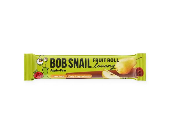 Цукерка натуральна фруктова BOB SNAIL Яблучно-грушева 15 г Аврора вартість