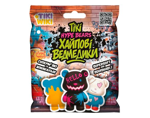 Іграшка-антистрес сквіш TIKI WIKI ХАЙПОВІ ВЕДМЕДИКИ в інтернет-магазині Аврора