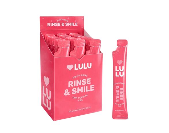 Ополіскувач для порожнини рота LULU Rinse&Smile Суниця, м'ята 8 мл Аврора картинка 3 фото