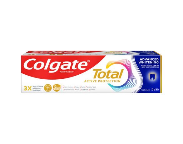 Паста зубна COLGATE Total Комплексне відбілювання 75 мл Аврора недорого
