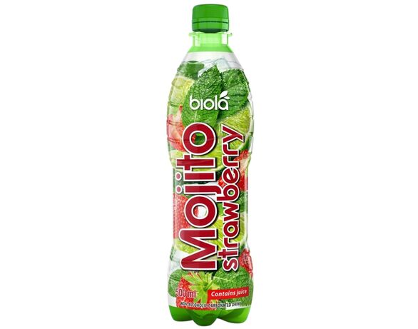 Напій безалкогольний сильногазований Біола Mojito Strawberry 0,5 л в Аврорі