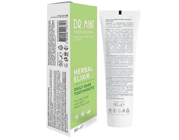 Паста зубна DR. MINT Professional Herbal Elixir 90 г Аврора дешево