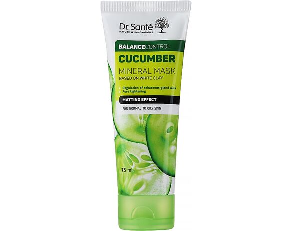 Маска для обличчя мінеральна Dr.Sante Cucumber Balance 75 мл Аврора каталог