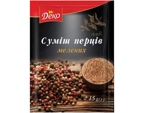 Суміш перців мелена Деко 15 г Аврора дешево