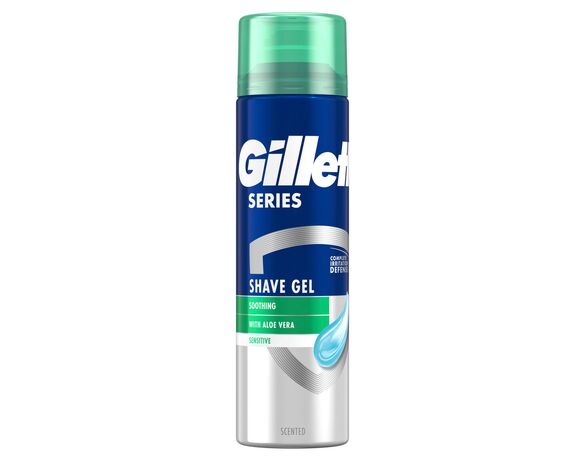 Гель для гоління GILLETTE TGS Sensitive Skin з алое 200 мл Аврора дешево