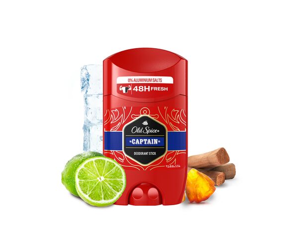 Антиперспірант чоловічий Old Spice Captain твердий 50 мл			 Аврора картинка 2 фото
