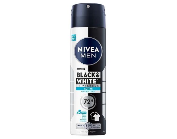 Антиперспірант чоловічий NIVEA DEO Fresh Невидимий Чорне та біле 150 мл Аврора вартість
