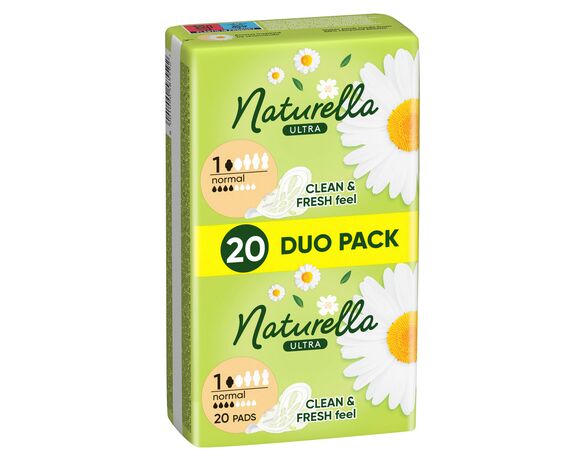 Прокладки гігієнічні NATURELLA Ultra Camomile Normal Duo 20 штук Аврора купити