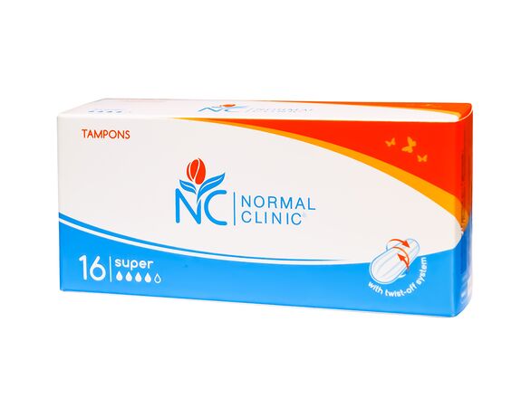 Тампони жіночі Normal Clinic 4*16 шт. в упаковці Аврора фото
