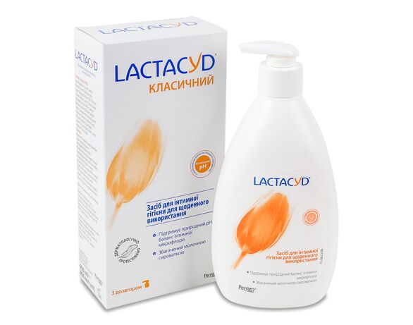 Засіб для інтимної гігієни Lactacyd На щодень, з дозатором 200 мл Аврора каталог